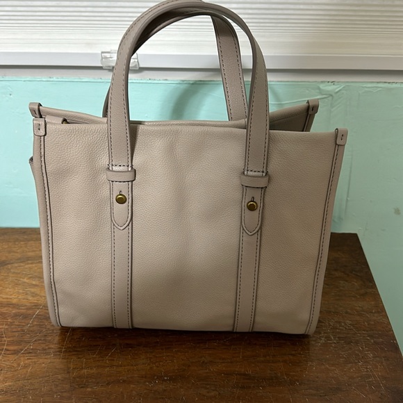 Kingston satchel grey stone fossil tote/crossbody - Picture 2 of 8